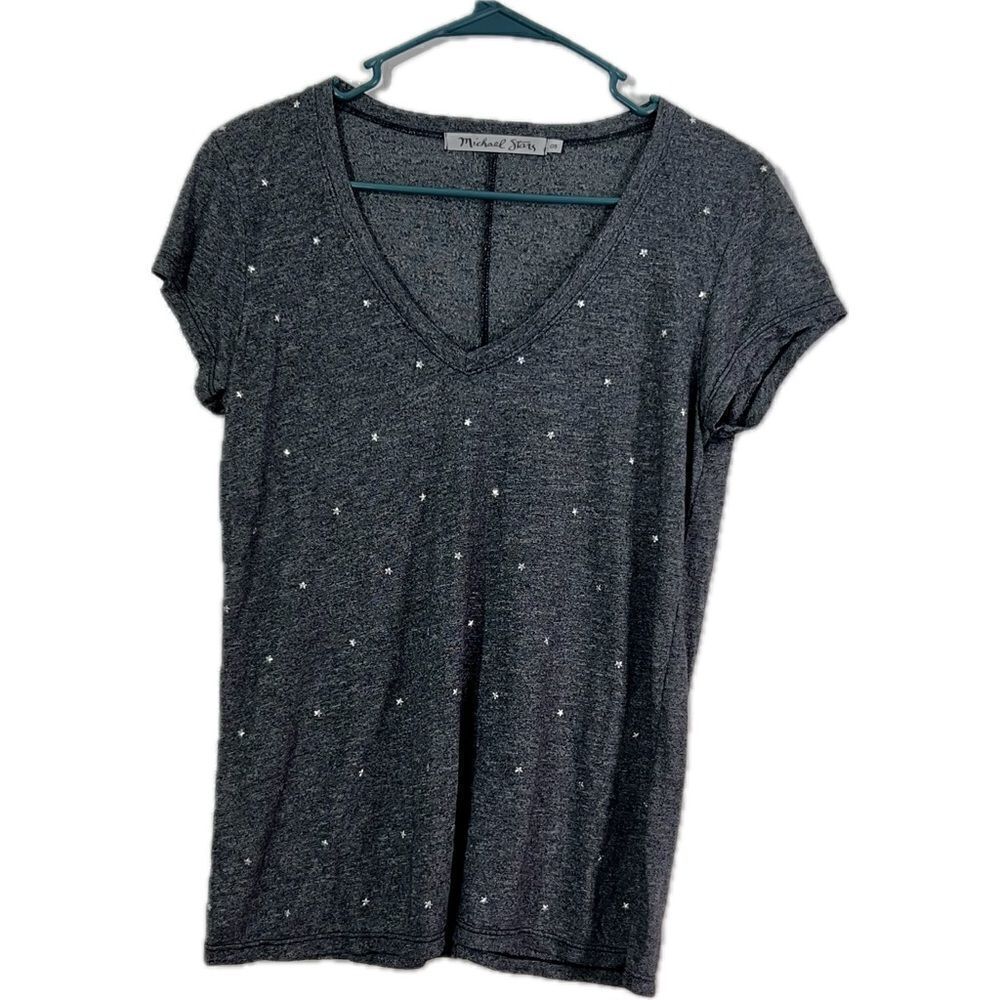 Michael stars size small Womens, V-neck, top, shimmering, glittery‎